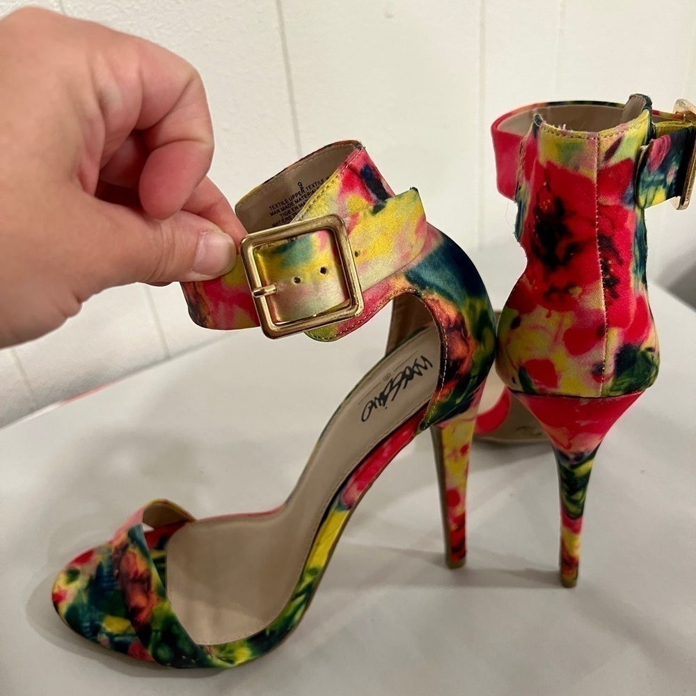 3/$25 SALE🎈Mossimo multicolored ankle strap sandals - Picture 10 of 14